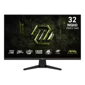 Monitor LED MSI MAG 325QF E18V 31.5" WQHD 180Hz 0.5ms Black imagine