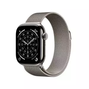 Smartwatch Apple Watch 11 GPS + Cellular 46mm Carcasa Natural Titanium Bratara Natural Milanese Loop - M/L imagine