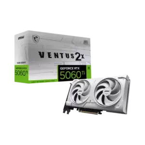 Placa Video MSI GeForce RTX 5060 Ti 16G VENTUS 2X OC WHITE PLUS 16GB GDDR7 128 biti imagine