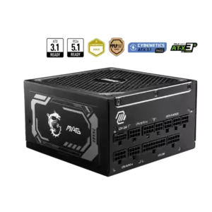 Sursa PC MSI MAG A1250GL PCIE5 1000W Modulara imagine