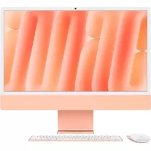 Sistem All-In-One Apple iMac 2024 24" Retina 4.5K Apple M4 8-core CPU 8-core GPU RAM 16GB SSD 256GB Tastatura INT Mac OS Sequoia Orange imagine