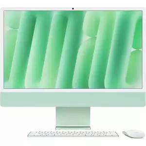 Sistem All-In-One Apple iMac 2024 24" Retina 4.5K Apple M4 10-core CPU 10-core GPU RAM 24GB SSD 1TB Tastatura INT Mac OS Sequoia Green imagine