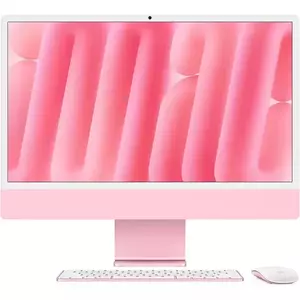 Sistem All-In-One Apple iMac 2024 24" Retina 4.5K Apple M4 10-core CPU 10-core GPU RAM 16GB SSD 1TB Tastatura INT Mac OS Sequoia Pink imagine