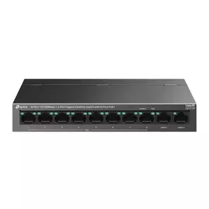 Switch TP-Link LS1210P fara management cu PoE 8x100Mbps (8xPoE+) + 2x1000Mbps imagine