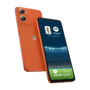 Telefon Mobil Motorola Moto G06 256GB Flash 4GB RAM Dual SIM 4G Arabesque Orange imagine