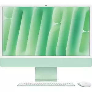 Sistem All-In-One Apple iMac 2024 24" Retina 4.5K Apple M4 8-core CPU 8-core GPU RAM 16GB SSD 1TB Tastatura INT Mac OS Sequoia Green imagine
