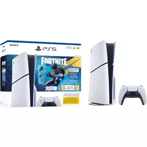 Consola Sony PlayStation 5 1TB Standard Slim White + Fortnite Flowering Chaos imagine