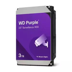 Hard Disk Desktop Western Digital WD Purple Surveillance 3TB 5400RPM 128MB SATA III imagine