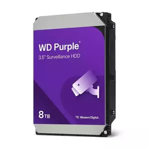 Hard Disk Desktop Western Digital WD Purple Surveillance 8TB 5640RPM 256MB SATA III imagine