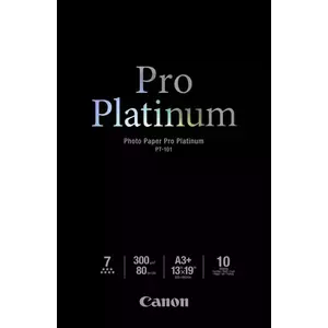 Canon Photo Paper Pro Platinum PT-101 A3+ 10 foi imagine