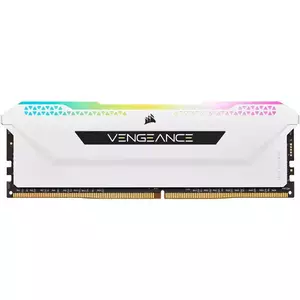 Memorie Desktop Corsair Vengeance RGB Pro 8GB DDR4 3200Mhz CL16 White Bulk imagine