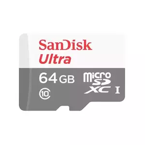 Card de memorie SanDisk Ultra Lite Micro SDXC 64GB Class 10 UHS-I White/Grey imagine
