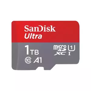 Card de memorie SanDisk Ultra Micro SDXC 1TB Class 10 UHS-I Red/Grey + Adaptor SD imagine