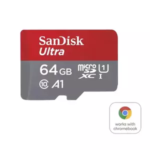 Card de memorie SanDisk Ultra pentru Chromebook Micro SDXC 64GB Class 10 UHS-I imagine