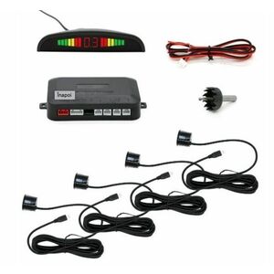 Set 4 Senzori Parcare NEGRI cu afisaj LED HA imagine