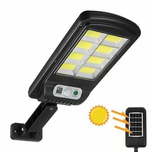 Mini Proiector 160 LED COB 8 CASSETE cu panou solar senzor de miscare si lumini imagine