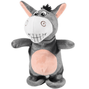 Magarus interactiv MIC cu 2 functii Merge la plimbare si imita sunete, jucarie din plus imagine