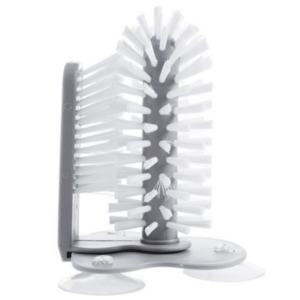 Perie dubla pentru spalare pahare si recipiente, interior/exterior cu 3 ventuze imagine