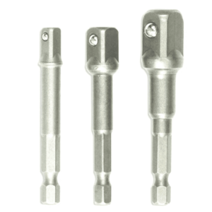 Set 3 adaptoare hex-chei tubulare 1/2 1/4 3/8 imagine