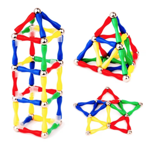 Joc creativ pentru copii Magnastix 108 piese imagine