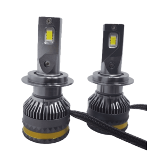 Set 2 becuri auto H11 LED A8, 100W, 15000 Lumeni, Lumina alba 6000k imagine