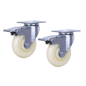 Set 2 Roati Pivotante 2" Albe Cu Frana imagine