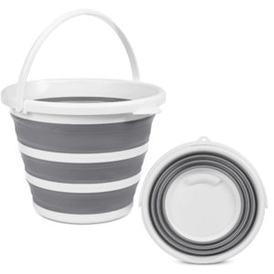 Galeata pliabila din cauciuc cu marginile din plastic capacitate 10 litri imagine