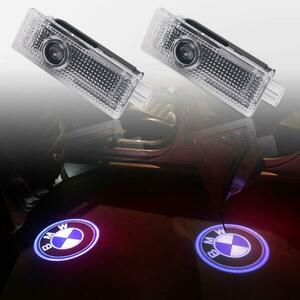 Set 2 Holograme LED cu LOGO BMW pentru Portiere imagine