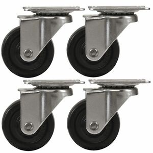 Set 4 Roti 32mm NEGRE Pivotante NEGRE ROTILE culoarea Negru imagine