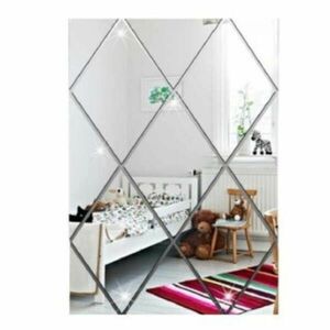 UB Set 10 Oglinzi Design ROMB - Oglinzi Decorative Acrilice Cristal - Diamant - Fagure imagine