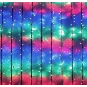 UB Instalatie 7070C Multicolor 240 LED Perdea 6x1m Exterior Fir Negru Gros Interconectabil IP65 imagine