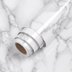 Set 2 X Autocolant Marmura ALBA 60 x 300 Autoadeziv Rezistent pentru Mobila imagine