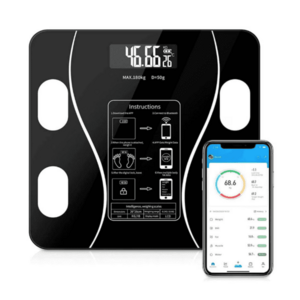 Cantar Electronic Ecran Digital Iluminat Compatibil Android/Ios cu Termometru AC-180 MD imagine