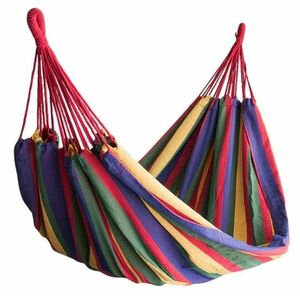 Hamac Dublu 160x200 din bumbac ROSU imagine