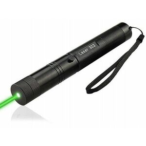 Laser Verde LED 303 Puternic cu RAZA 1KM 2 capete imagine