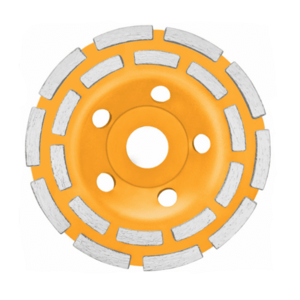 Disc diamantat 180 mm cu 2 randuri segmente pentru slefuit suprafete beton mozaic marmura imagine
