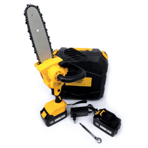 UB Mini Drujba cu 2 Acumulatori Vermark Starke 36 V, 8 AH, Ungere Lant, Lama 24CM, Galben imagine