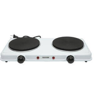 UB Aragaz portabil cu 2 ochiuri ALB 2020A imagine