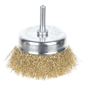 UB Perie sarma, tip cupa, otel, 4" pentru masina de gaurit 2500 RPM SC imagine