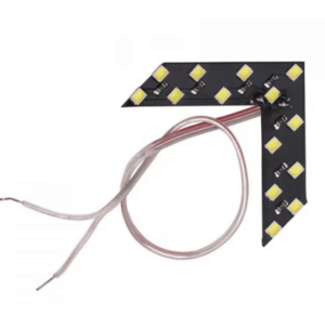 Set 2 Indicatoare semnalizare oglinda tip sageata LED Galben 12V tuning auto imagine