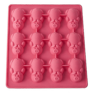 Forma prajituri din silicon pentru ciocolata si bomboane model piggy imagine