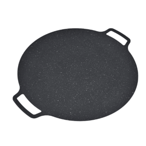 Plita Japoneza rotunda cu manere placa grill antiaderenta diametrul 28 cm imagine