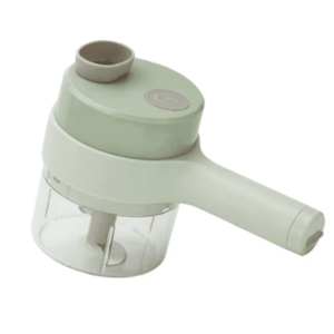 Aparat de tocat si feliat automat verde pentru fructe legume si condimente ACUMULATOR MARE imagine