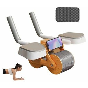 Roata abdominala cu rebound automat si suport pentru telefon imagine