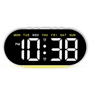 Ceas digital GH8035 cu lumina ambientala si alarma imagine
