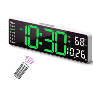Ceas LED cu afisaj mare 5526 data temperatura telecomanda imagine