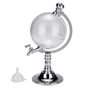 Suport cu dozator sub forma de glob pentru bauturi si lichide design practic capacitate 1.5L imagine