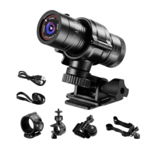Camera video MINI F9 sport 1080p Full HD unghi larg de 120 grade 60 de cadre video poate fi montata pe casca sau bicicleta/motocicleta imagine