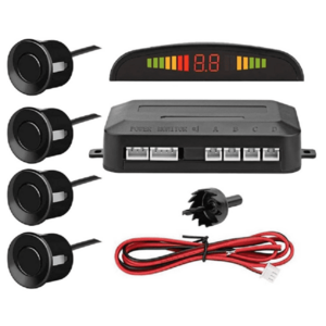 Kit senzori parcare cu afisaj senzori negri 18.5 mm imagine