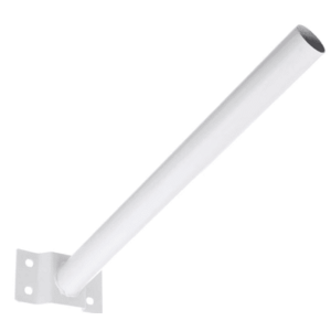 Suport consola / brat cu prindere pe perete / stalp pentru proiector solar stradal / lampa stradala ALB imagine